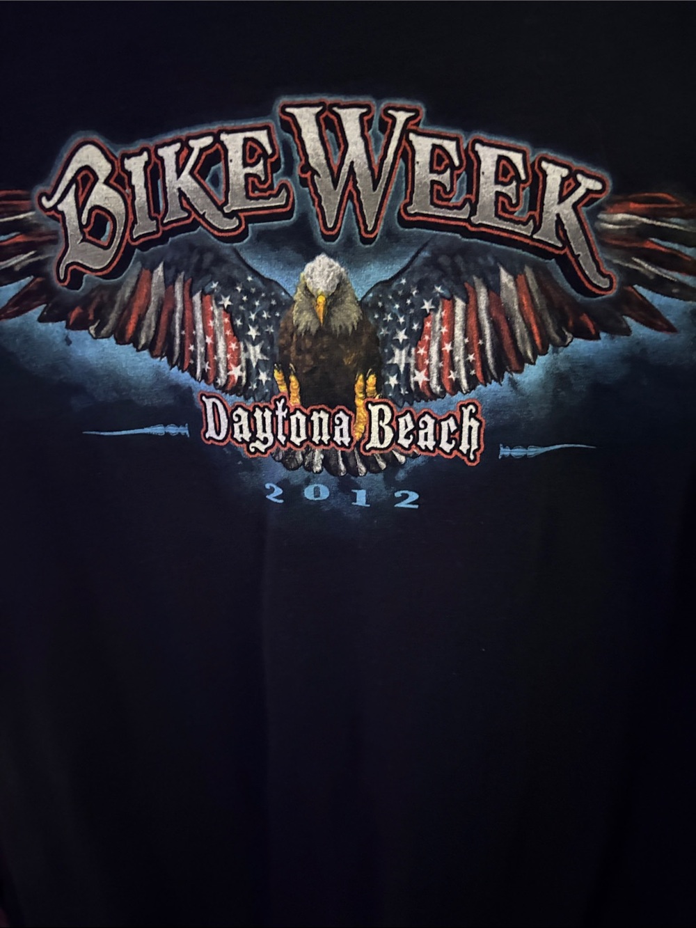 Gildan Black Bike Week Daytona Eagle Graphic Tee